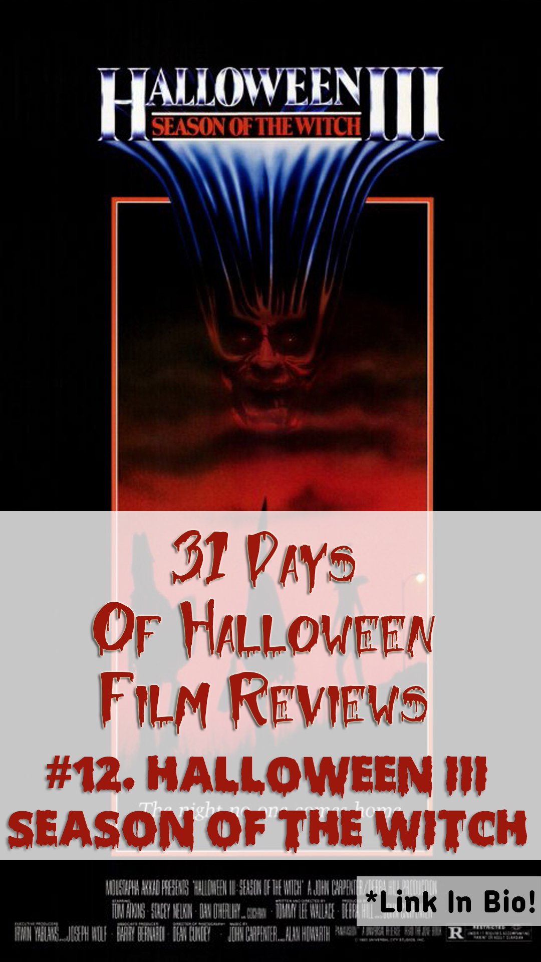 Halloween III: Season Of The Witch Film Review