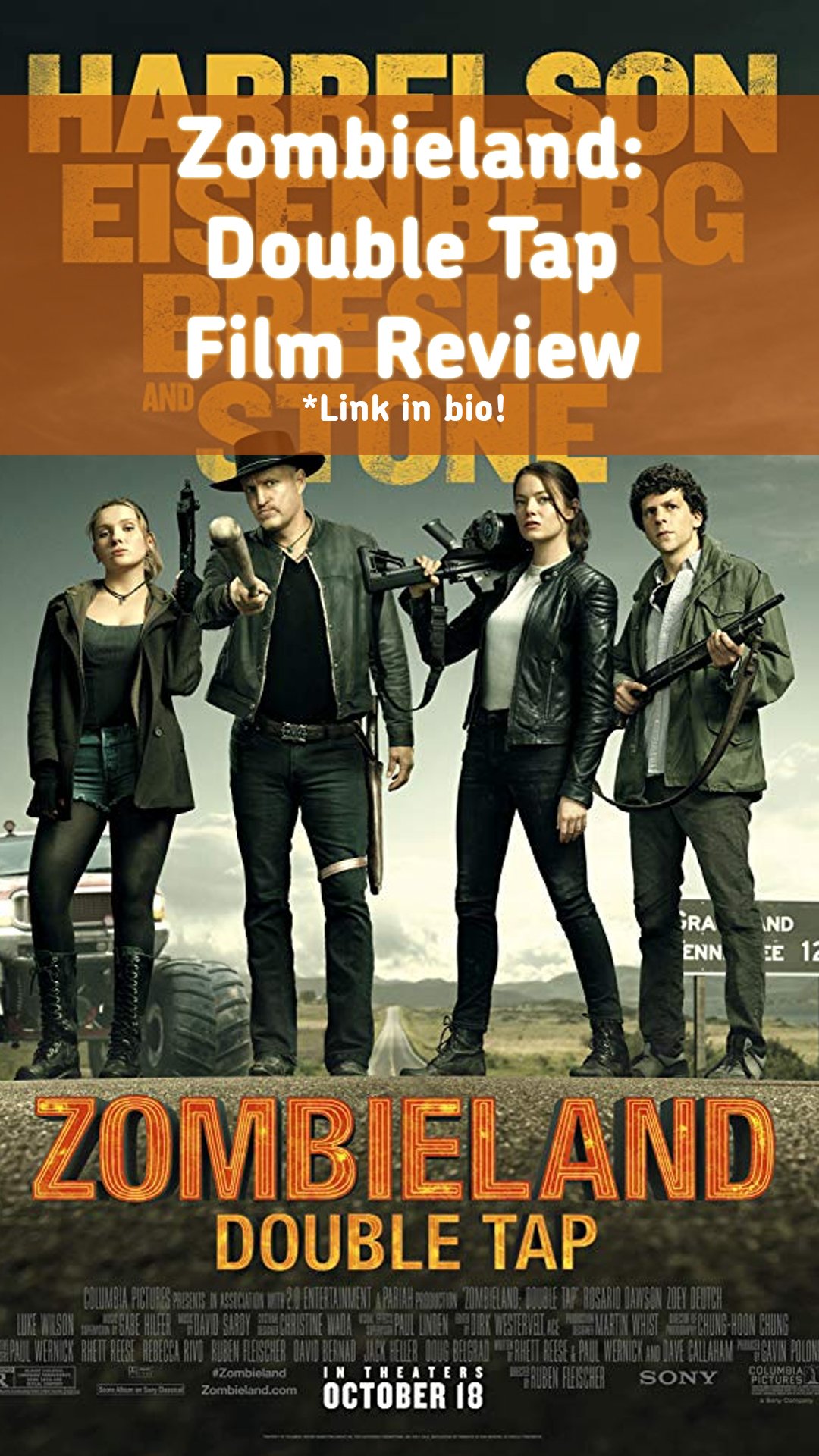 Zombieland: Double Tap Film Review